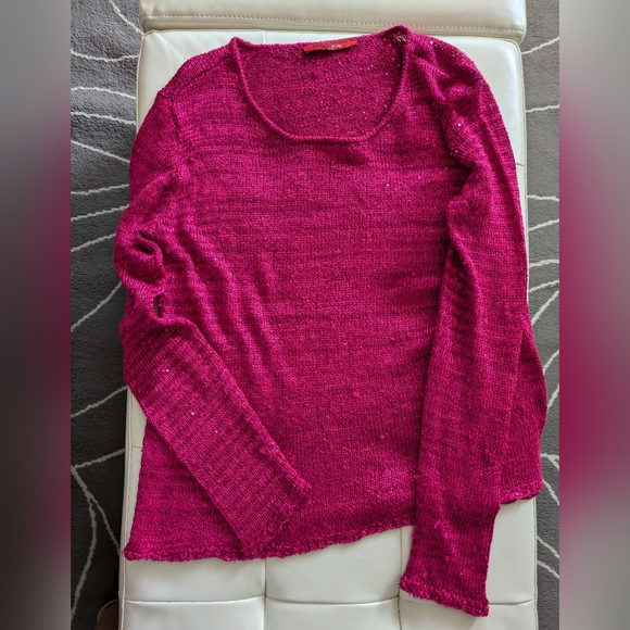 Narcisco Rodriguez Berry Sequin Sweater - Picture 4 of 9